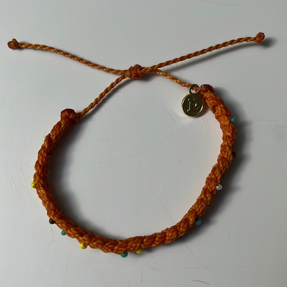 Orange Pura Vida bracelet